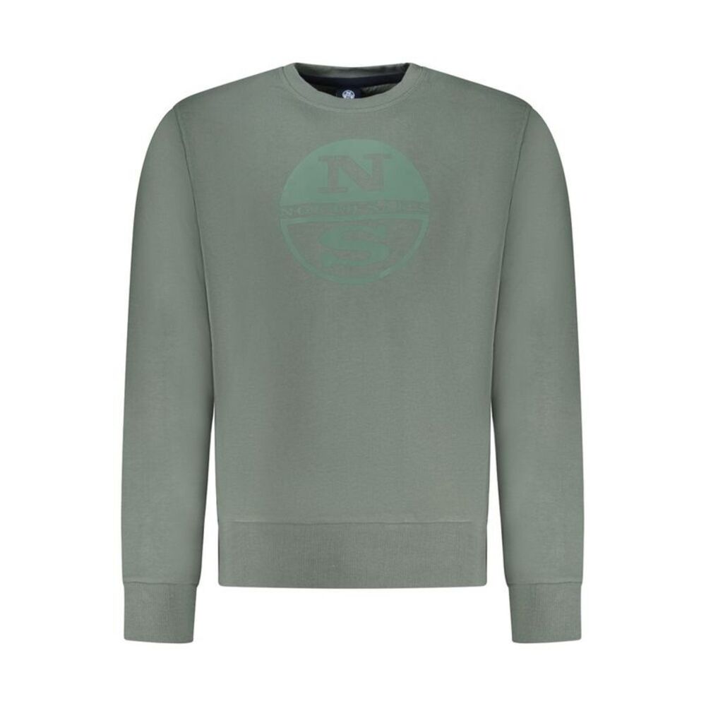 North Sails Verde Cotton Men Men's Sweatshirt